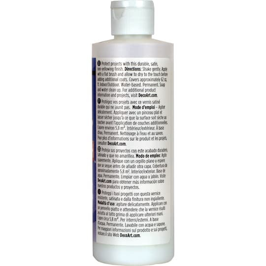 12 Pack: Americana® DuraClear Satin Varnish, 8oz.